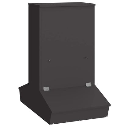 Varkensvoeder Zwart 55 x 51 x 91.5 cm Koudgewalst Staal