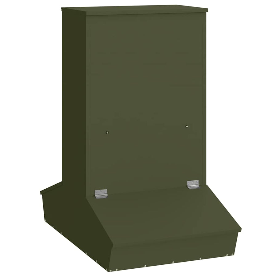 Varkensvoeder Olijf Groen 55 x 51 x 91.5 cm Koudgewalst Staal