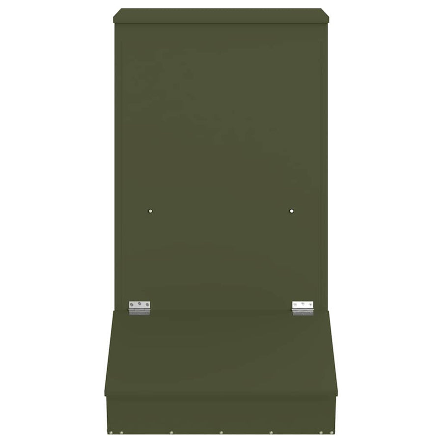 Varkensvoeder Olijf Groen 55 x 51 x 91.5 cm Koudgewalst Staal