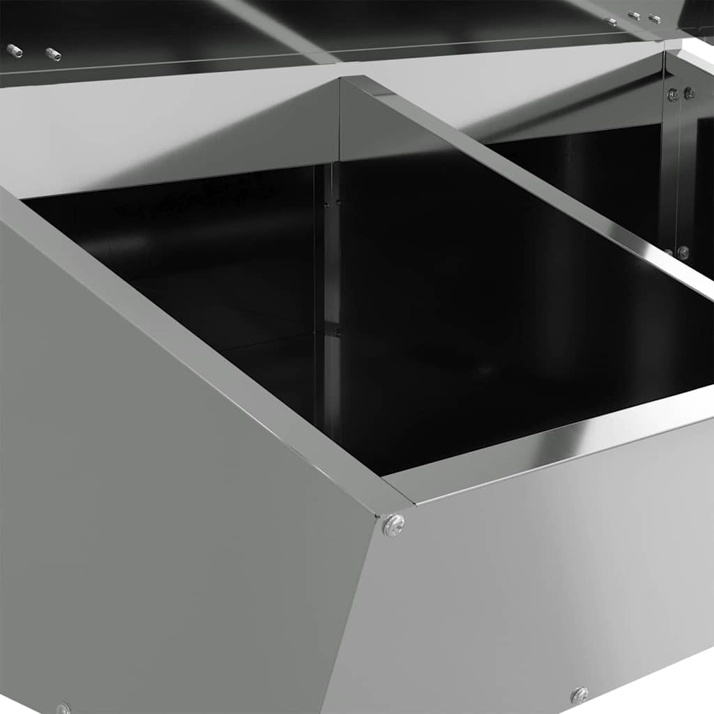 Varkensvoeder Zilver 55 x 51 x 91.5 cm Gegalvaniseerd staal