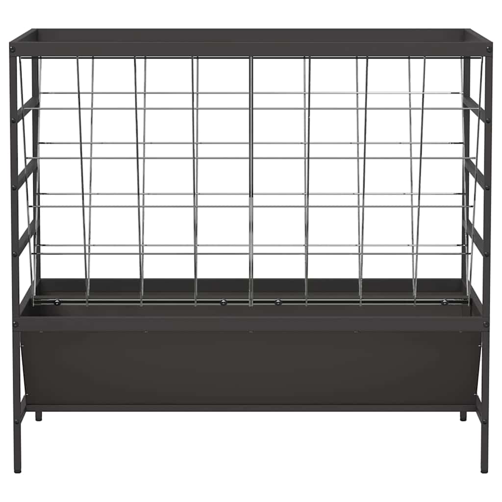 Vee voeder Zwart 100 x 60 x 90 cm Koudgewalst Staal