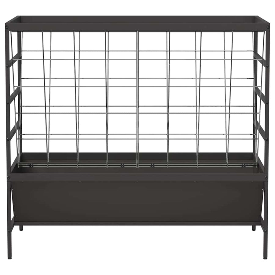 Vee voeder Zwart 100 x 60 x 90 cm Koudgewalst Staal