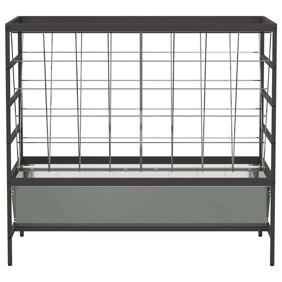 Vee voeder Zilver 100 x 60 x 90 cm Gegalvaniseerd staal