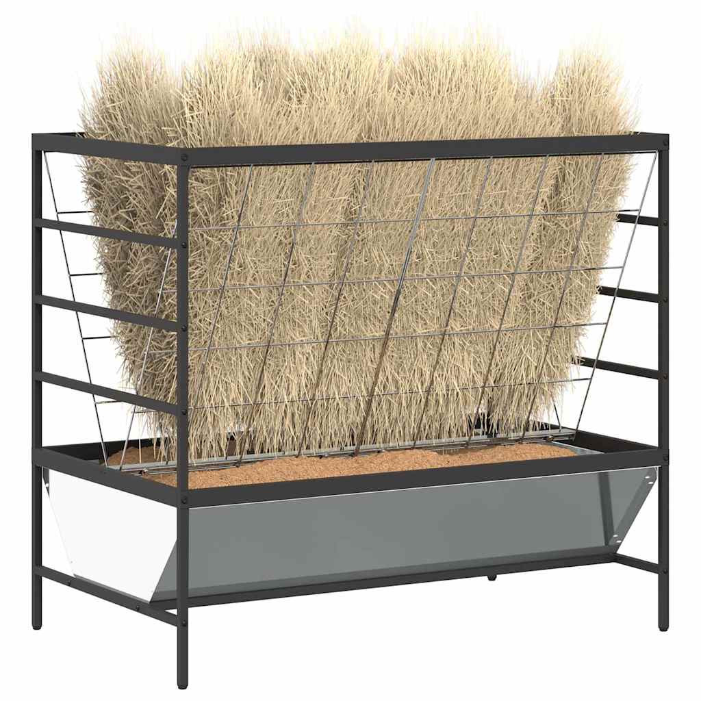 Vee voeder Zilver 100 x 60 x 90 cm Gegalvaniseerd staal