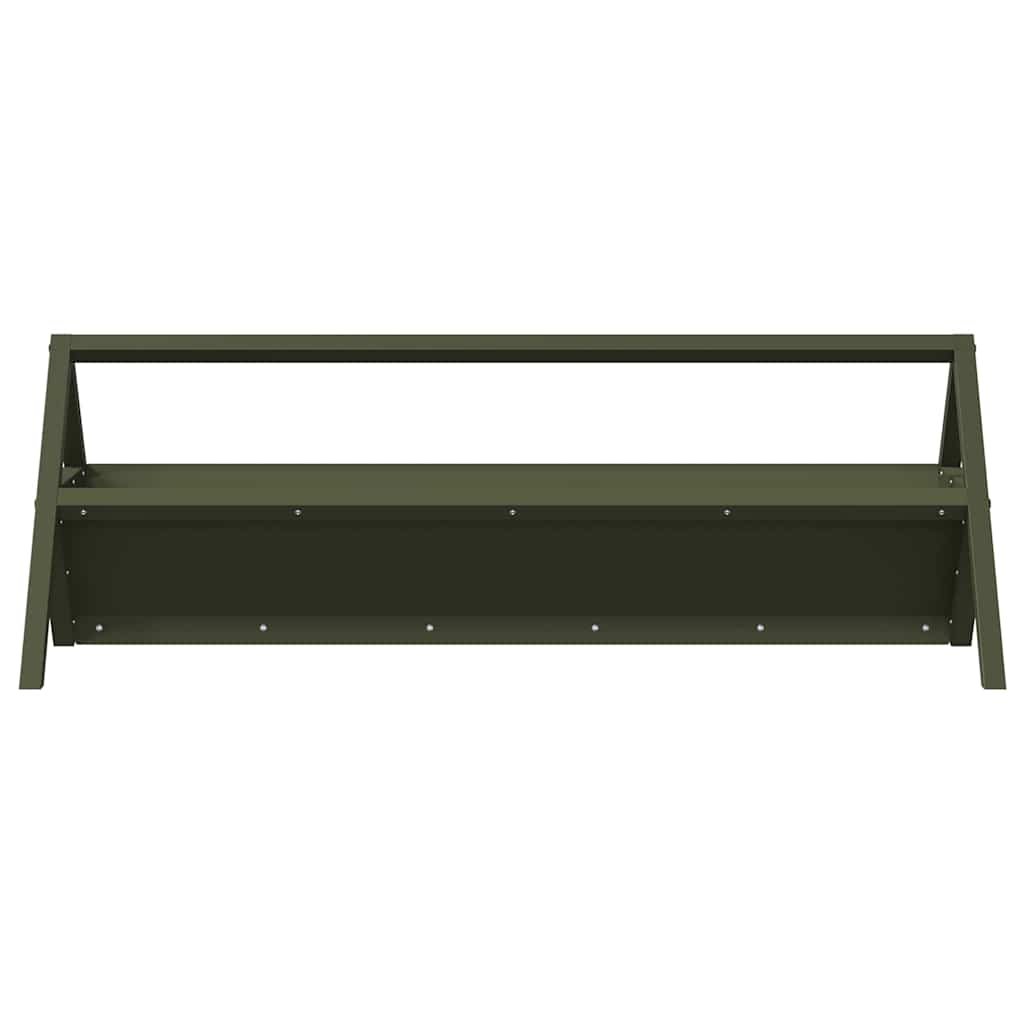 Voederbak voor vee Olijf Groen 111 x 76 x 38 cm