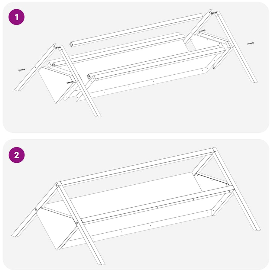Voederbak voor vee Zilver 111 x 76 x 38 cm Gegalvaniseerd staal