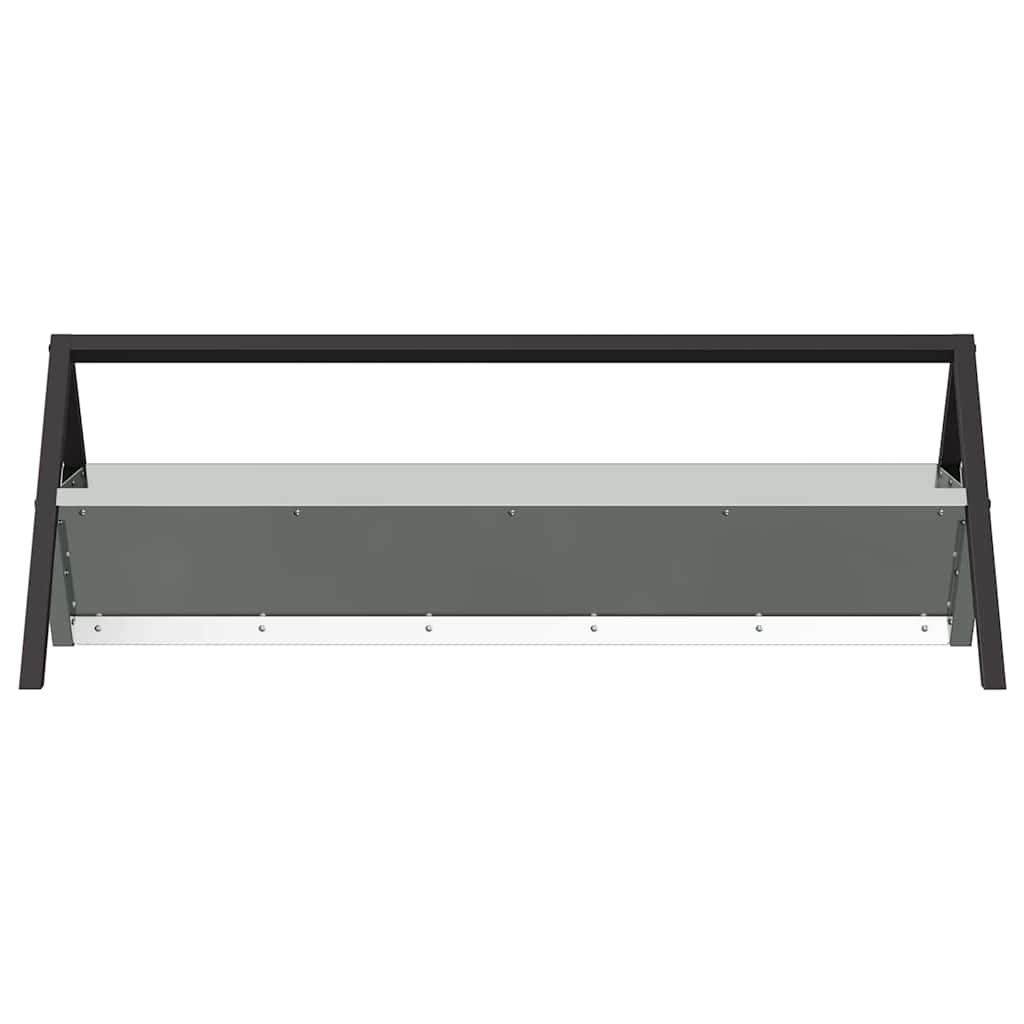 Voederbak voor vee Zilver 111 x 76 x 38 cm Gegalvaniseerd staal