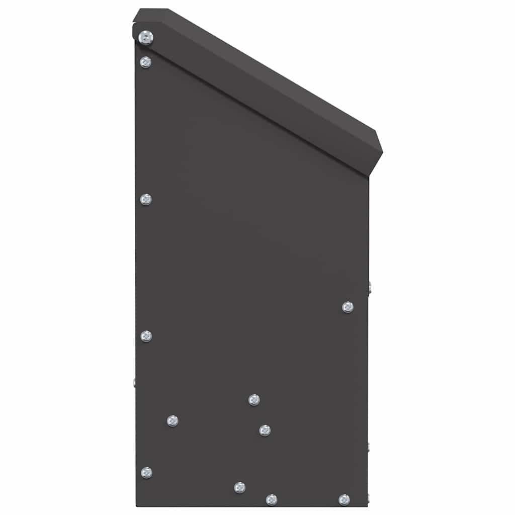 Kip voerbak Zwart 21 x 16 x 33 cm Koudgewalst Staal