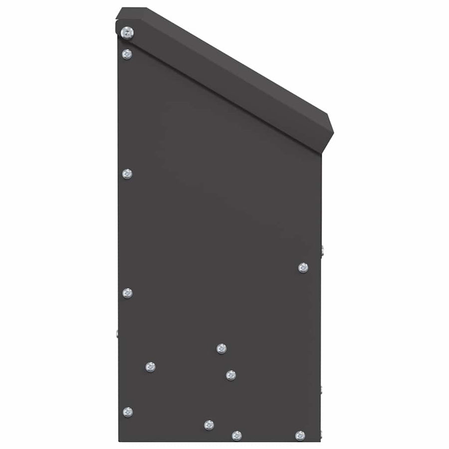 Kip voerbak Zwart 21 x 16 x 33 cm Koudgewalst Staal