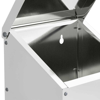 Kip voerbak Zilver 21 x 16 x 33 cm Gegalvaniseerd staal