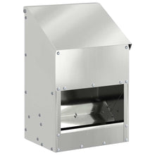 Kip voerbak Zilver 21 x 16 x 33 cm Gegalvaniseerd staal