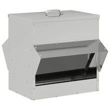 Kip voerbak Zilver 40,5 x 45 x 41 cm Gegalvaniseerd staal