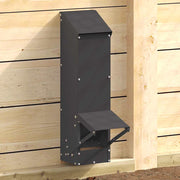 Kip voerbak 51 cm koudgewalst staal zwart