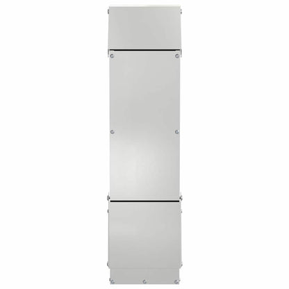 Kip voerbak Zilver 13 x 12 x 51 cm Gegalvaniseerd staal