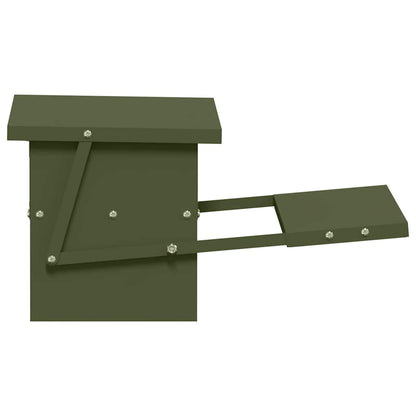 Kippen Treadle Voeder Olijf Groen 48,5 x 39,5 x 19 cm