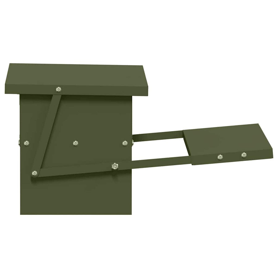 Kippen Treadle Voeder Olijf Groen 48,5 x 39,5 x 19 cm