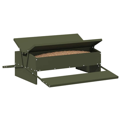 Kippen Treadle Voeder Olijf Groen 75 x 53 x 20,5 cm
