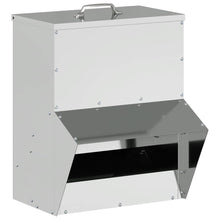 Kip voerbak Zilver 20 x 25 x35 cm Gegalvaniseerd staal