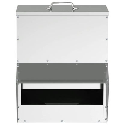 Kip voerbak Zilver 20 x 25 x35 cm Gegalvaniseerd staal