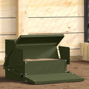 Kippen voeder 50x40x29 cm olijf groen