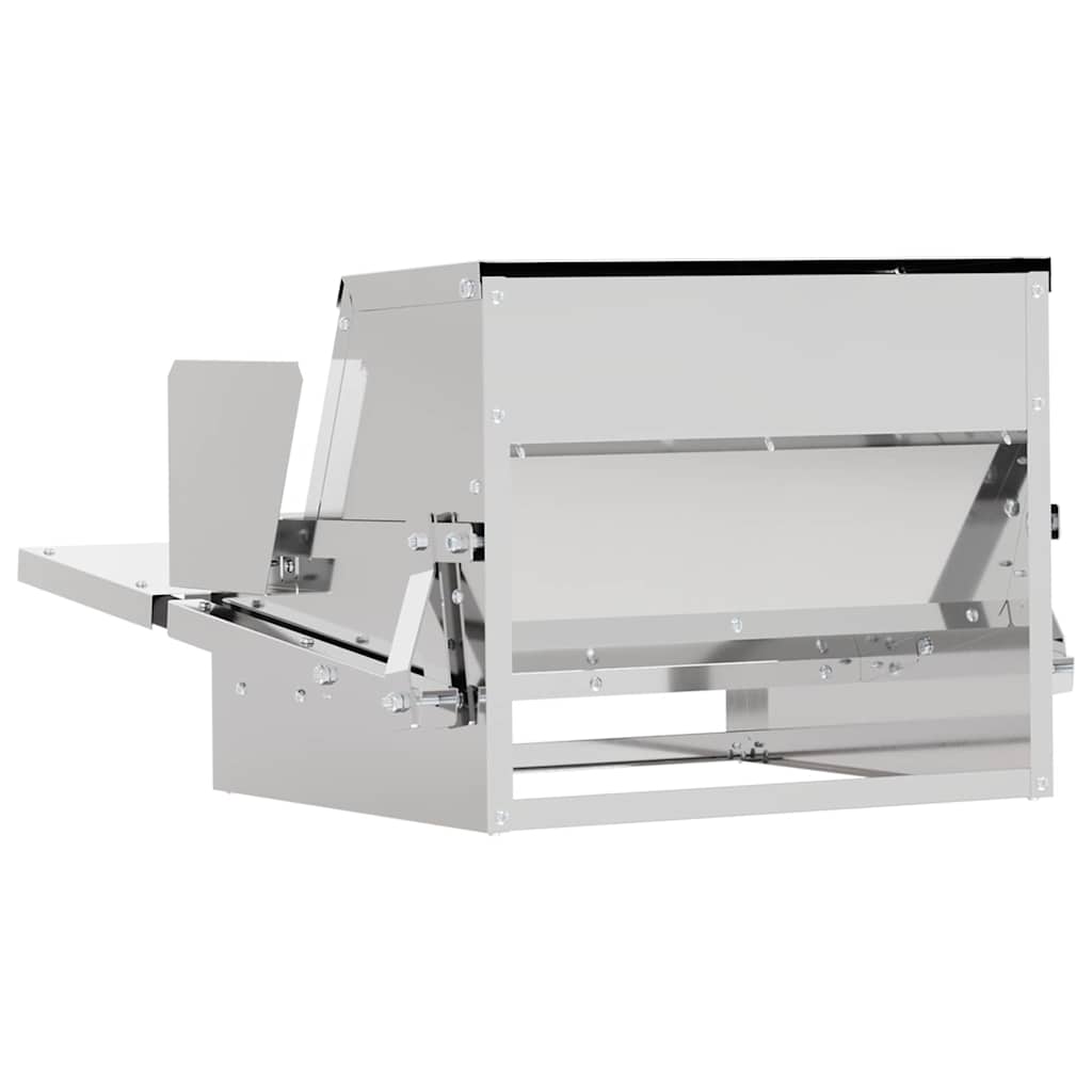 Kippen Treadle Voeder Zilver 50 x 40 x 29 cm