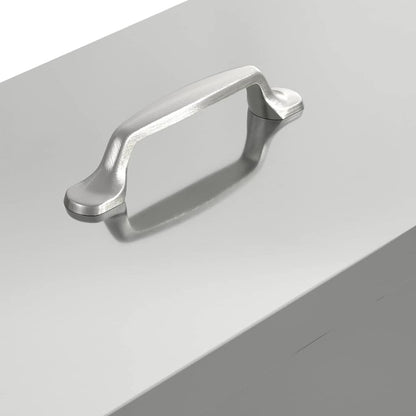 Kip voerbak 2 pcs Zilver 41,5 x 20,5 x 33 cm