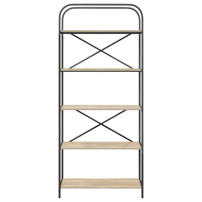 Boekenkast Sonoma eiken 80 x 30 x 183 cm Bewerkt hout