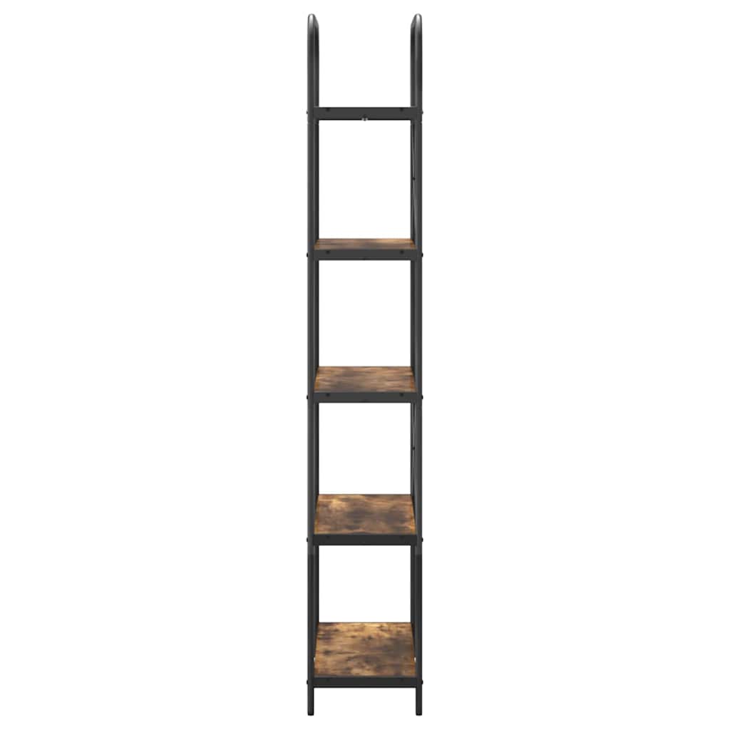 Boekenkast Gerookt eiken 80 x 30 x 183 cm Bewerkt hout