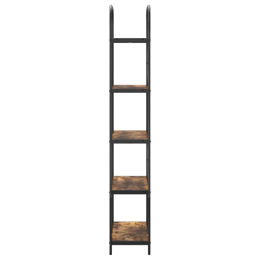 Boekenkast Gerookt eiken 80 x 30 x 183 cm Bewerkt hout