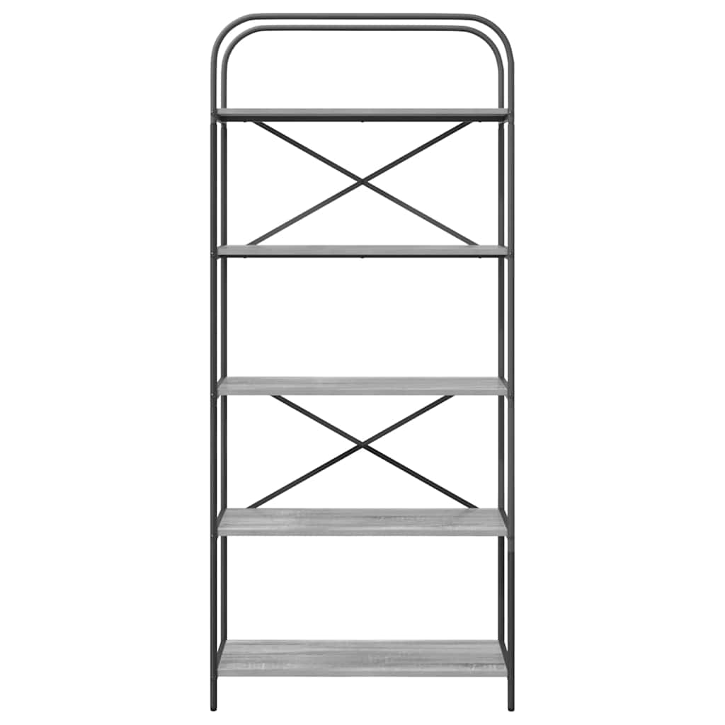 Boekenkast Grijs sonoma 80 x 30 x 183 cm Bewerkt hout