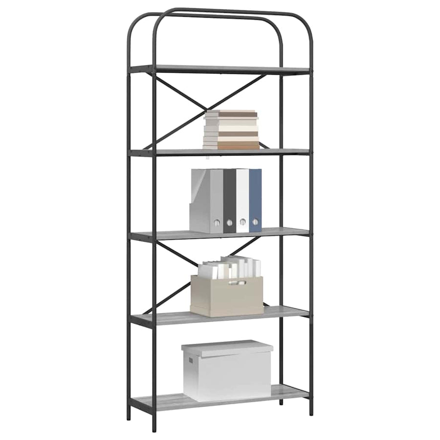 Boekenkast Grijs sonoma 80 x 30 x 183 cm Bewerkt hout