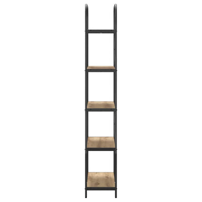 Boekenkast artisanaal eikenkleurig 80 x 30 x 183 cm