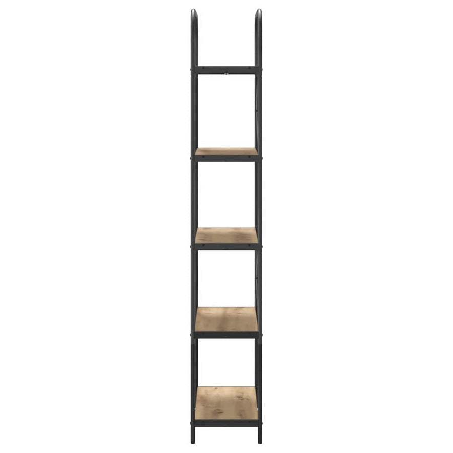 Boekenkast artisanaal eikenkleurig 80 x 30 x 183 cm