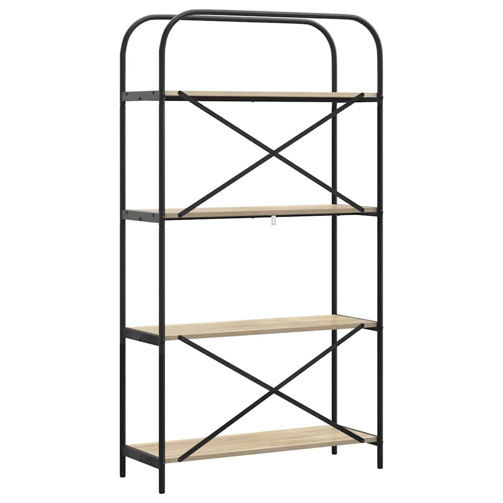 Boekenkast Sonoma Eiken 80 x 30 x 146 cm Bewerkt hout