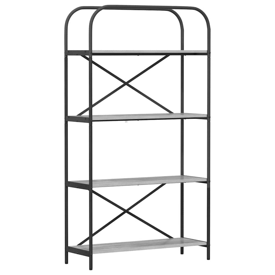 Boekenkast Grijs Sonoma 80 x 30 x 146 cm Bewerkt hout
