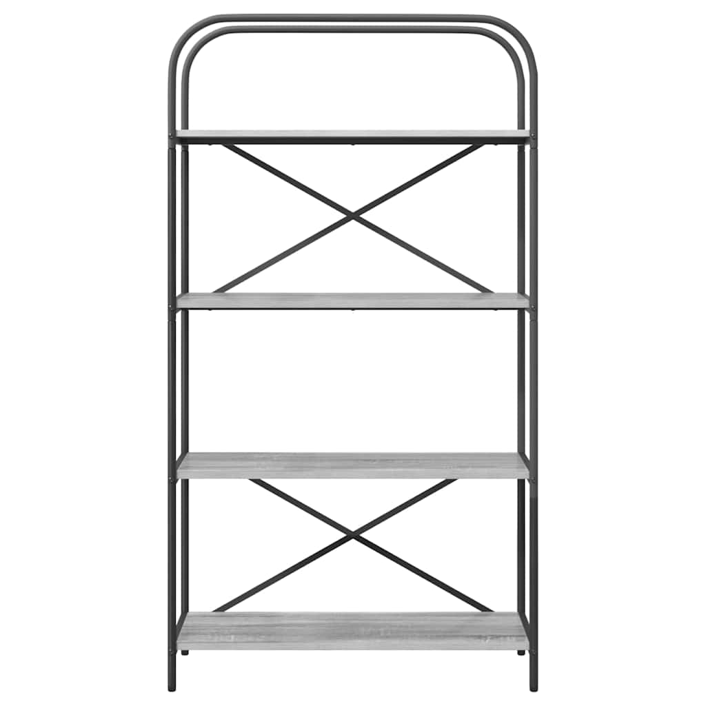 Boekenkast Grijs Sonoma 80 x 30 x 146 cm Bewerkt hout