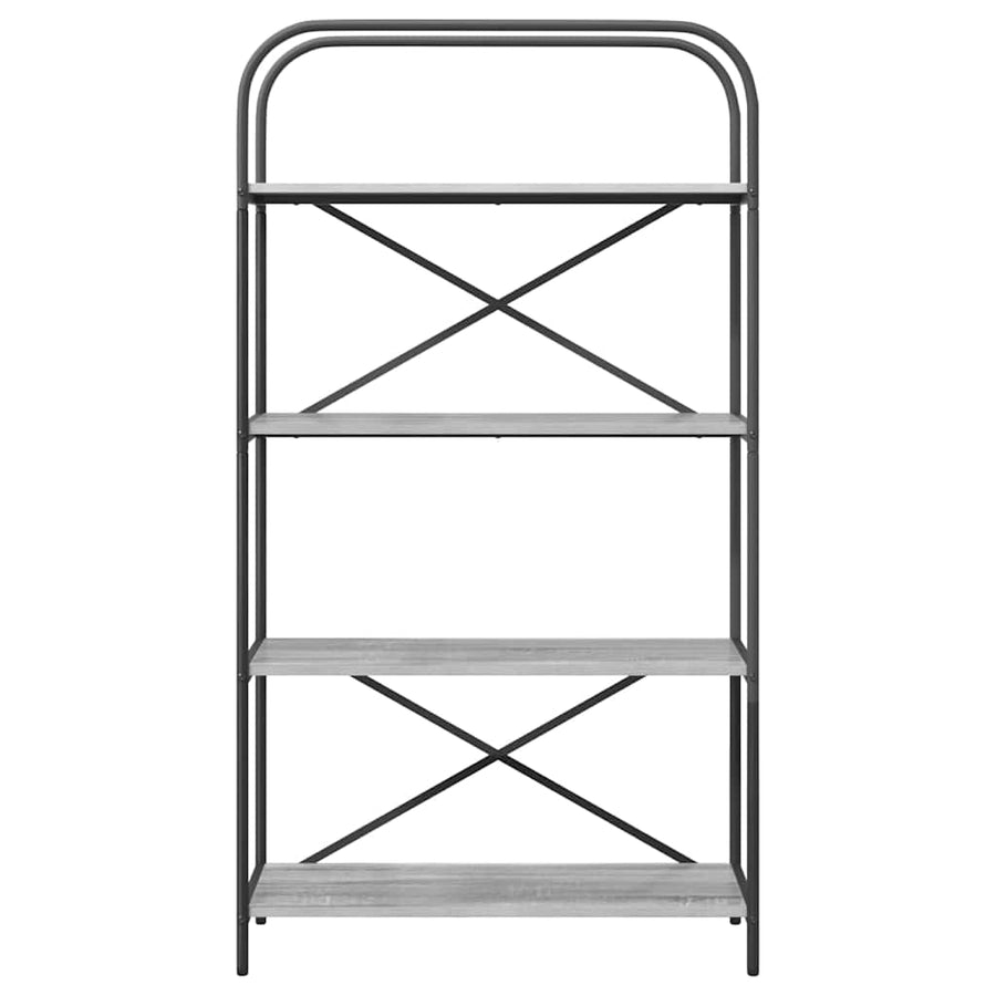 Boekenkast Grijs Sonoma 80 x 30 x 146 cm Bewerkt hout
