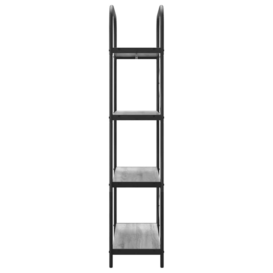 Boekenkast Grijs Sonoma 80 x 30 x 146 cm Bewerkt hout