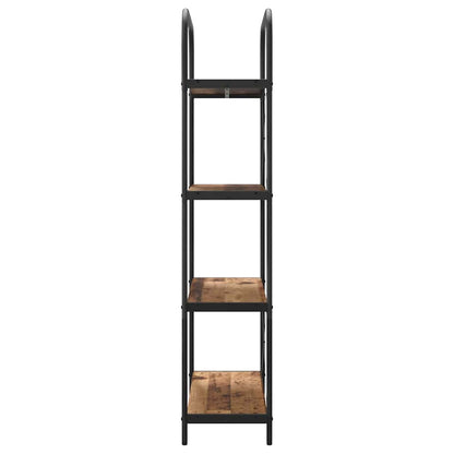 Boekenkast Oudhout 80 x 30 x 146 cm Bewerkt hout