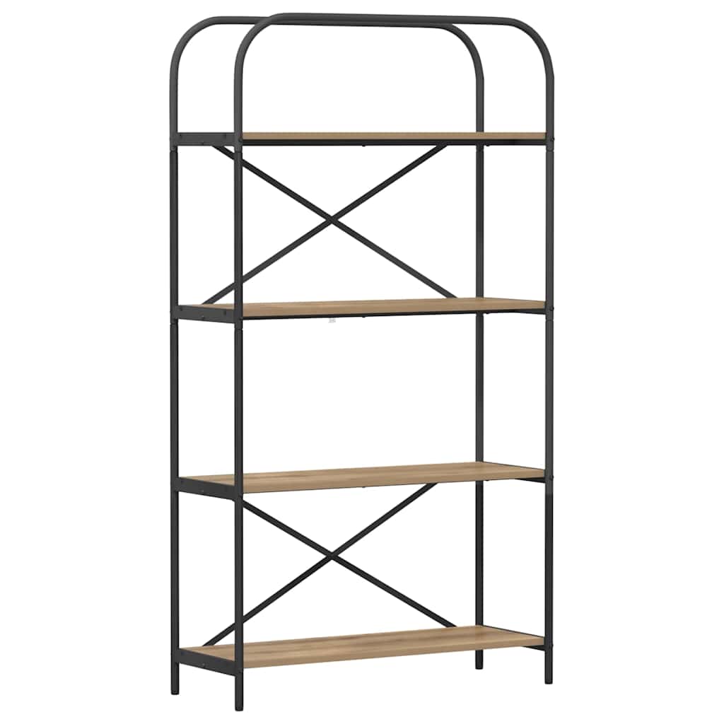 Boekenkast Artisan Eiken 80 x 30 x 146 cm Bewerkt hout