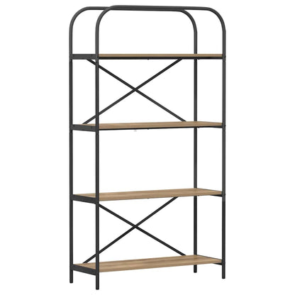 Boekenkast Artisan Eiken 80 x 30 x 146 cm Bewerkt hout