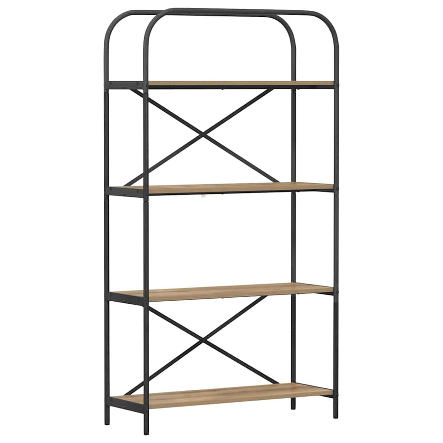 Boekenkast Artisan Eiken 80 x 30 x 146 cm Bewerkt hout