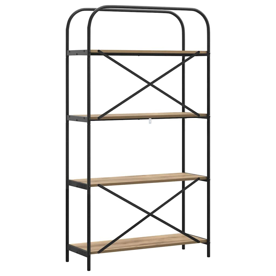 Boekenkast Artisan Eiken 80 x 30 x 146 cm Bewerkt hout