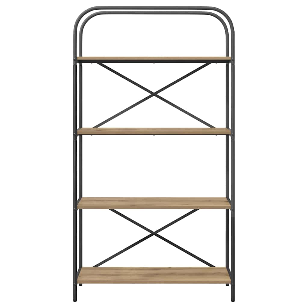 Boekenkast Artisan Eiken 80 x 30 x 146 cm Bewerkt hout