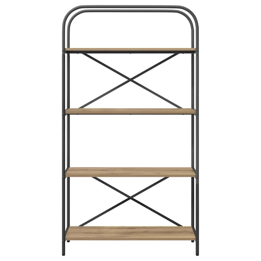 Boekenkast Artisan Eiken 80 x 30 x 146 cm Bewerkt hout