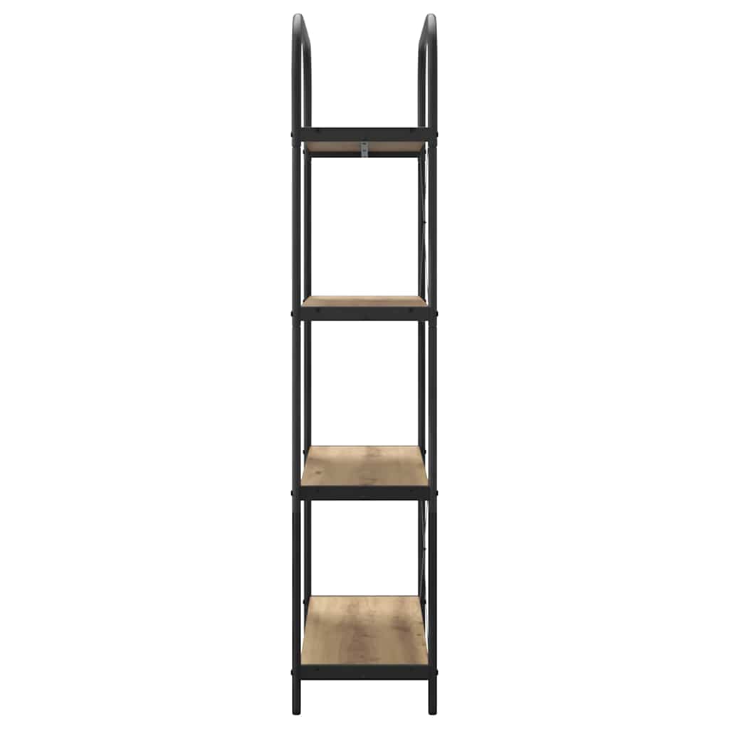 Boekenkast Artisan Eiken 80 x 30 x 146 cm Bewerkt hout
