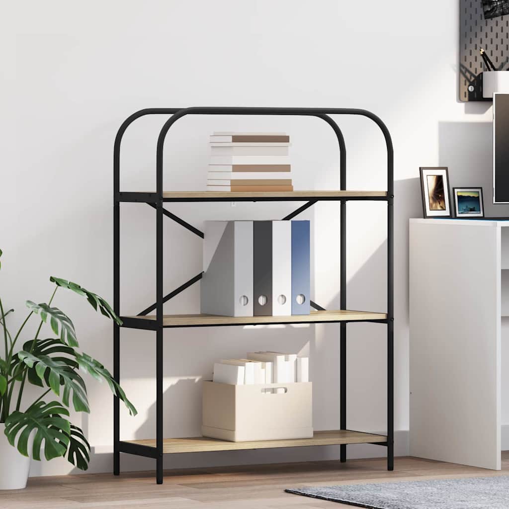 Boekenkast Sonoma eiken 80 x 30 x 109 cm Bewerkt hout