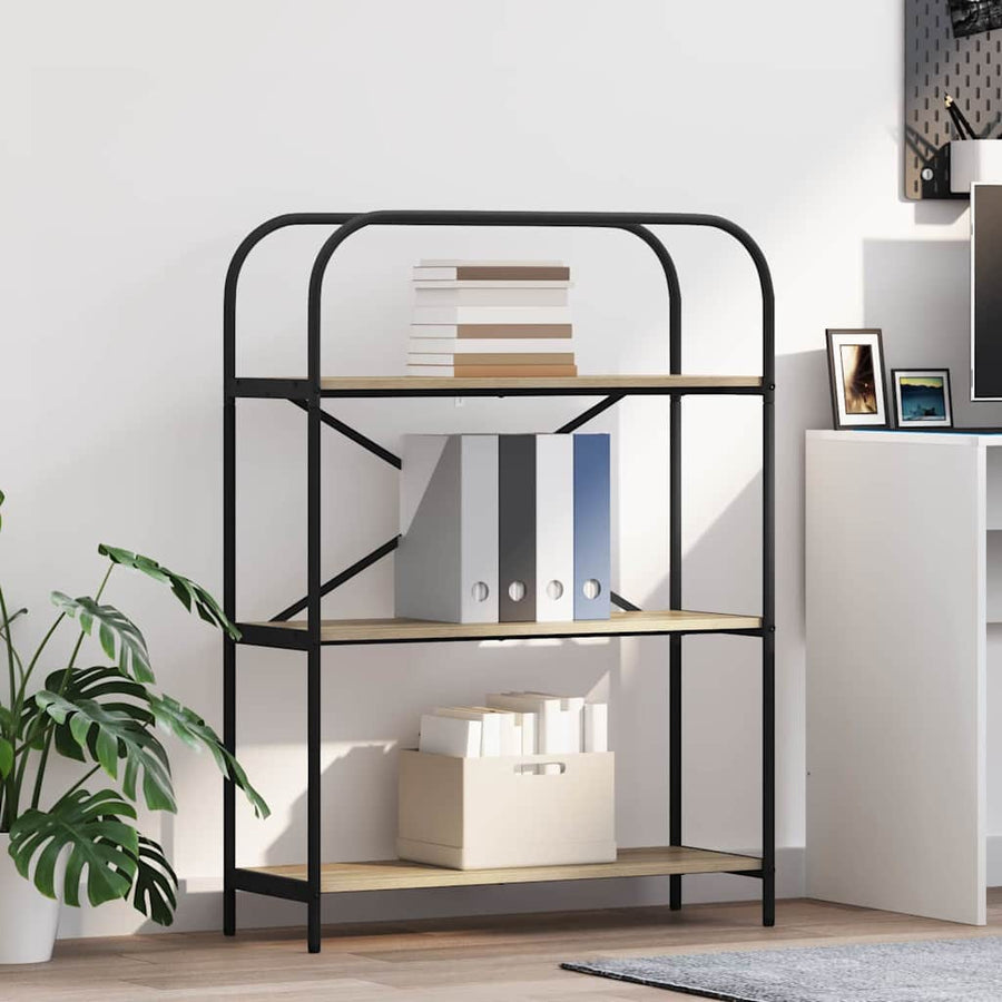 Boekenkast Sonoma eiken 80 x 30 x 109 cm Bewerkt hout