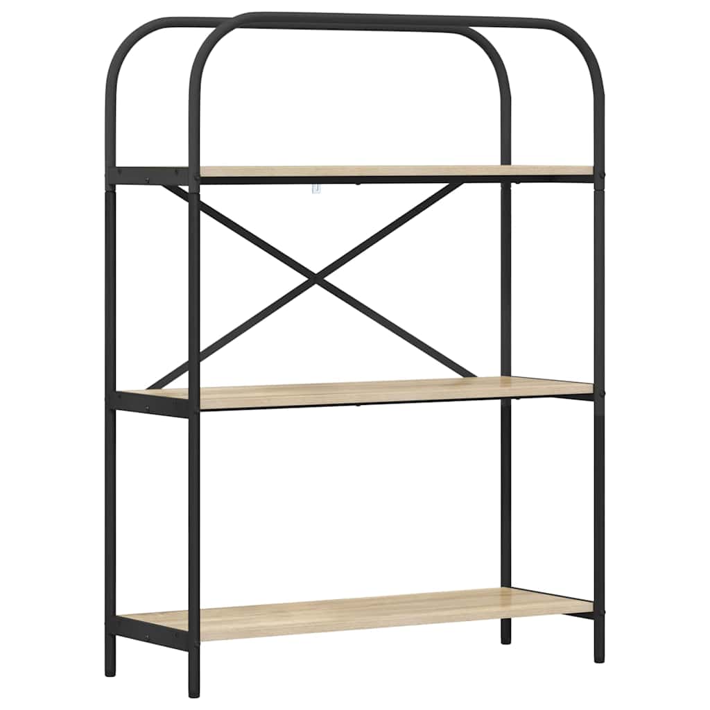Boekenkast Sonoma eiken 80 x 30 x 109 cm Bewerkt hout