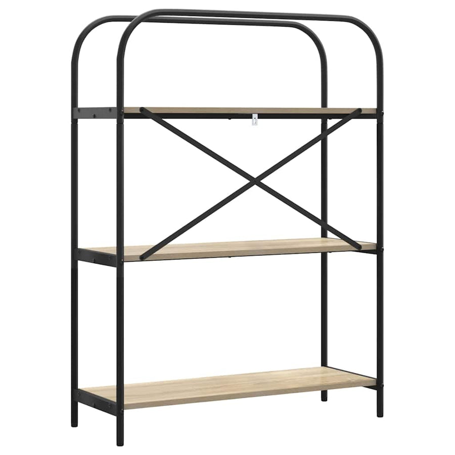 Boekenkast Sonoma eiken 80 x 30 x 109 cm Bewerkt hout